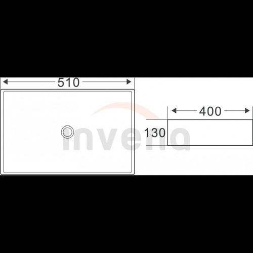 Умивальник Invena Ate накладний CE-16-705 - 2