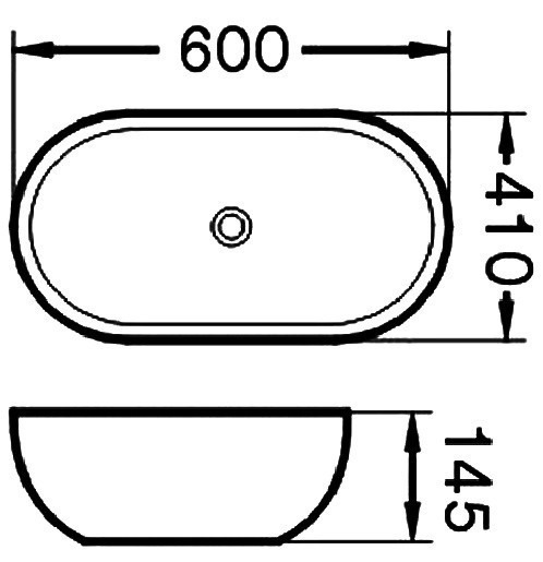 Раковина Invena Teja, білий (ce-09-001) - 3