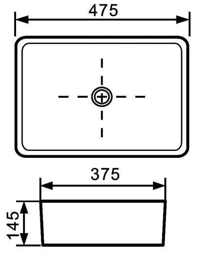 Раковина Invena Nyks, білий (CE-11-001) - 3