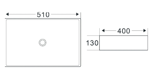Раковина Invena Ate, білий (CE-16-001) - 4