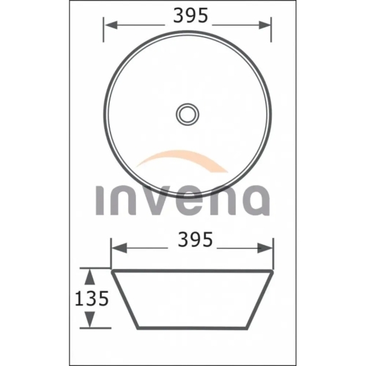 Раковина Invena Dokos, білий (CE-19-001) - 3