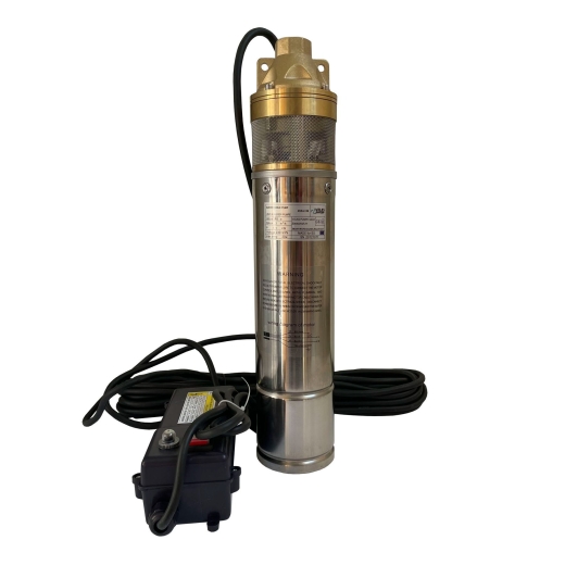 Насос свердловинний вихровий VOLKS pumpe 4SKm150 1,1 кВт + кабель 15м і пульт 8694900304190343 - 1