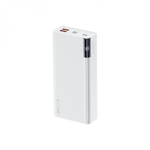 Зовнішній акумулятор Remax Riji 22.5W QC+PD 30000mAh RPP-257 Білий (18712) - 1