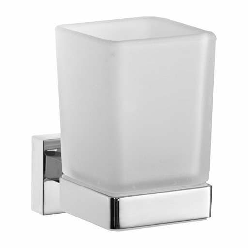 Стакан с держателем Omnires Lift хром (8158CR) - 1