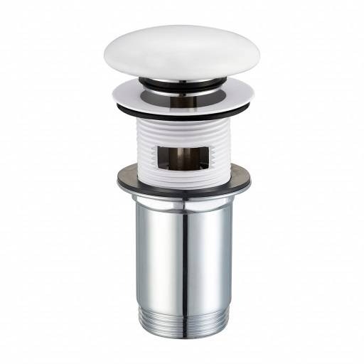 Донний клапан Omnires click-clack matt white (A706BM) - 1