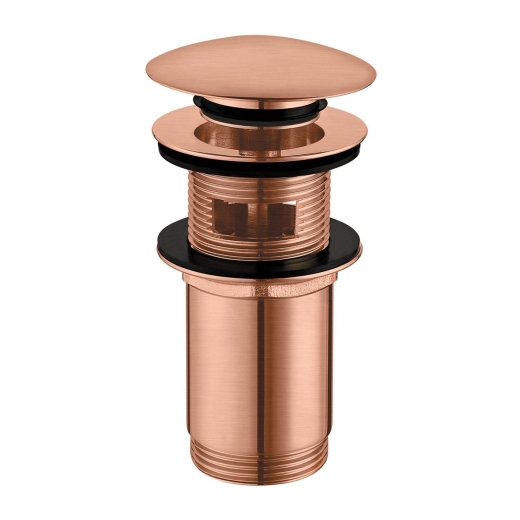 Донний клапан Omnires click-clack brushed copper (A706CPB) - 1