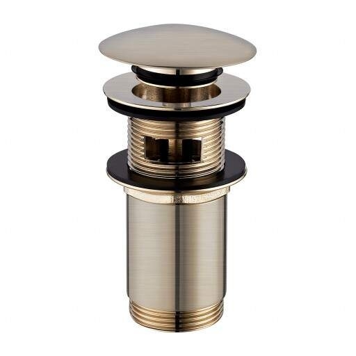 Донний клапан Omnires click-clack brushed gold (A706GLB) - 1