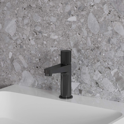 Смеситель для умывальника Omnires Contour anthracite (CT8010AT) - 2