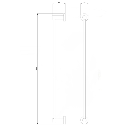 Полотенцедержатель Omnires Modern Project gold (MP60214GLB) - 2