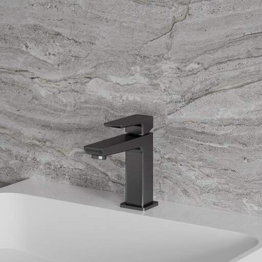 Змішувач для умивальника Omnires Parma grafit (PM7410GR) - 2