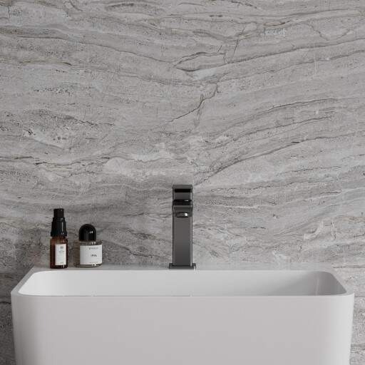 Змішувач для умивальника Omnires Parma grafit (PM7410GR) - 3