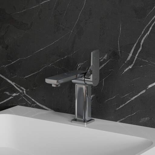 Змішувач для умивальника Omnires Parma chrome (PM7410XCR) - 2