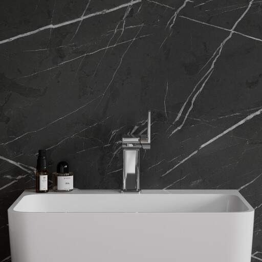 Змішувач для умивальника Omnires Parma chrome (PM7410XCR) - 3