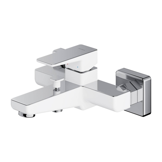 Смеситель для ванны Omnires Parma chrome/white (PM7430CRB) - 1