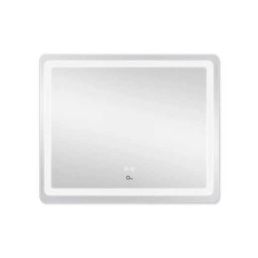 Зеркало с LED-подсветкой Touch Qtap Mideya 900х700, с антизапотеванием, с диммером, рег. яркости Reverse (QT2078NCF9070W) - 2