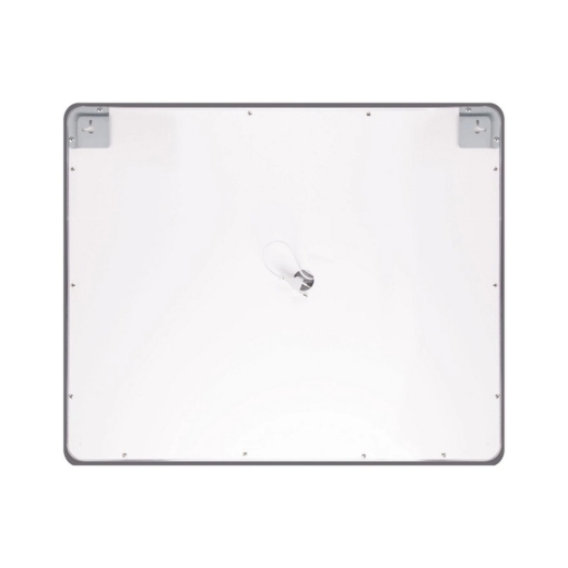 Зеркало с LED-подсветкой Touch Qtap Mideya 1000х700, с антизапотеванием, с часами, диммером, рег. яркости (QT2078NCF10070W) - 4