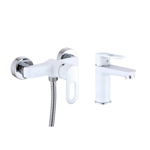 Набір змішувачів Lidz Latwa 001 + Latwa 010 White (LDLAT001WHI4542346361) - 1