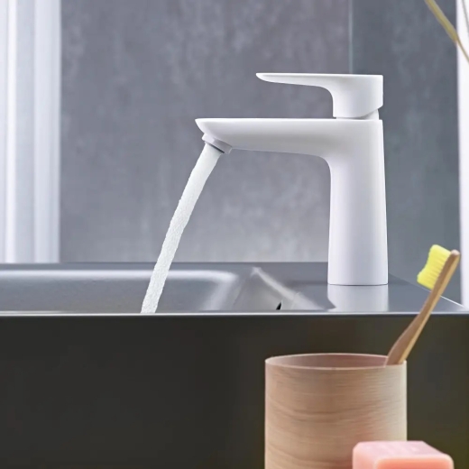Cмеситель для умывальника Hansgrohe Talis E с донным клапаном, белый 71713700 - 3