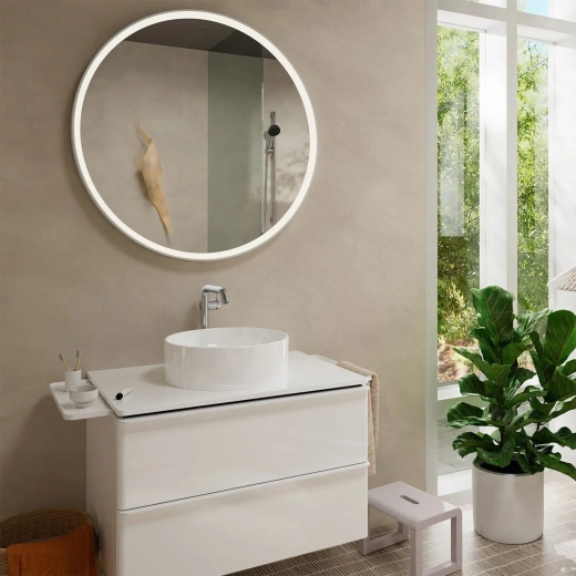 Cмеситель для умывальника Hansgrohe Tecturis S EcoSmart+ с донным клапаном, хром 73370000 - 2
