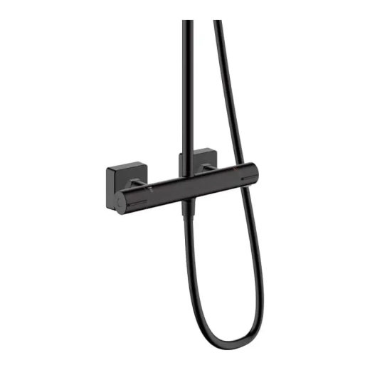 Душова система Hansgrohe Vernis Shape з термостатом, чорний матовий 26286670 - 3