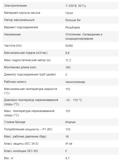 Насос циркуляційний DAB Evoplus 110/180 XM (73P 1371) - 2
