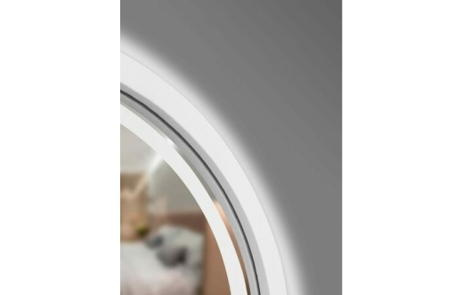 Дзеркало з LED підсвічуванням Lyxury Wood Perfection Slim LED D650 Snow White (PS65-ASW-AFSD) - 2