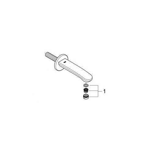 Ізлив для ванни GROHE Eurostyle Cosmopolitan 17 см хром (13276002) - 3