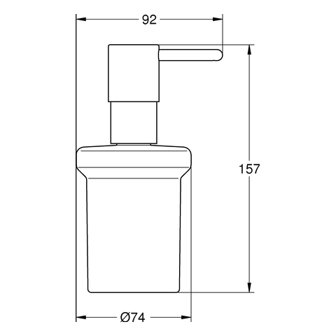 Дозатор рідкого мила GROHE Essentials Холодний світанок (40394GN1) - 2