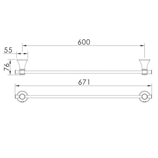 Полотенцедержатель Imprese Podzima Ledove (ZMK01170127) - 2