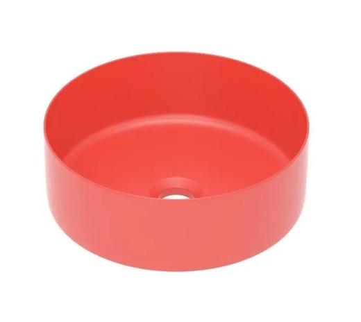 Умивальник накладний Imprese 358х358 мм matt red (i11102MR) - 1