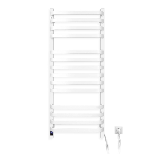 Сушка для рушників електрична Navin Stugna 480х1200 Sensor з таймером, права, білий (12-149053-4812) - 2