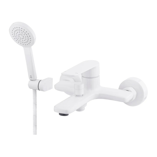 Смеситель для ванны Perla Jack белый (PBZ6304W) - 1