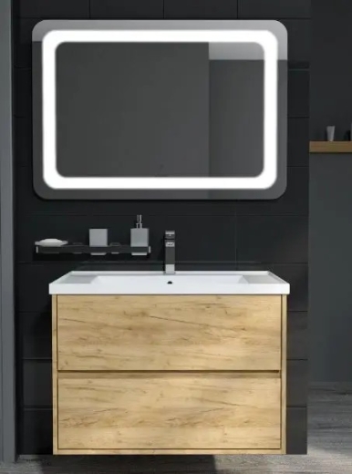 Зеркало с подсветкой Volle Luna Tanga 70x100см, с сенсорным выключателем (1648.52121700) - 2