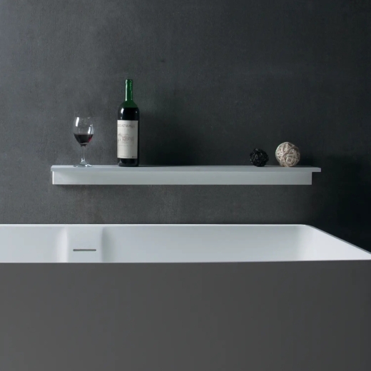 Полочка каменная Volle 60x12x6,5 см Solid surface (18-40-115) - 1