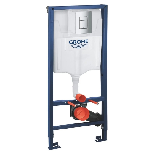 Комплект інсталяції Grohe Rapid SL з унітазом Volle Libra S Rimless, сидіння Slim slow-closing (13-41-160S+38772001) - 2