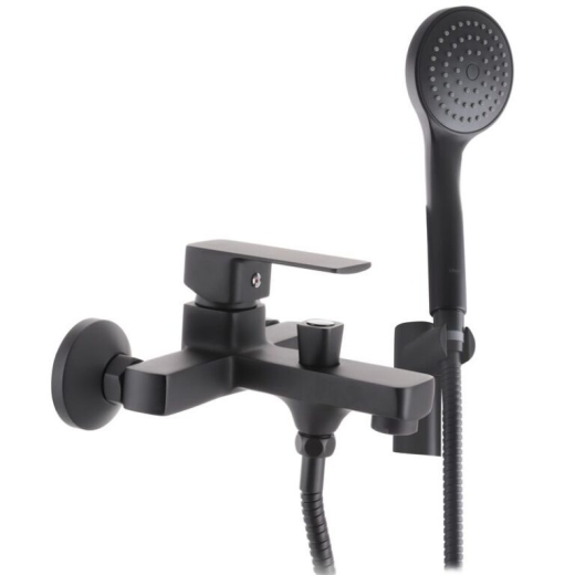 Змішувач для ванни HAIBA Kubus 009 Euro Чорний (HB3932) - 1