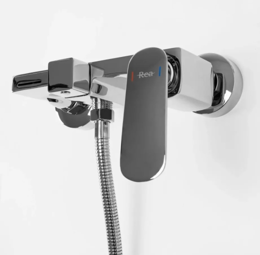 Смеситель для ванны REA Berg CHROME хром настенный REA-B2037 - 2
