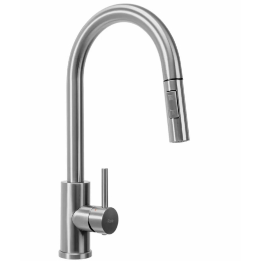 Змішувач для кухні REA Fresh NIKIEL BRUSHED з висувним виливом REA-B9146 - 1