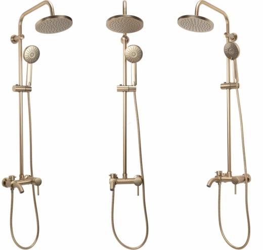 Душова система REA Luis BRUSHED GOLD з виливом REA-P7051 - 2