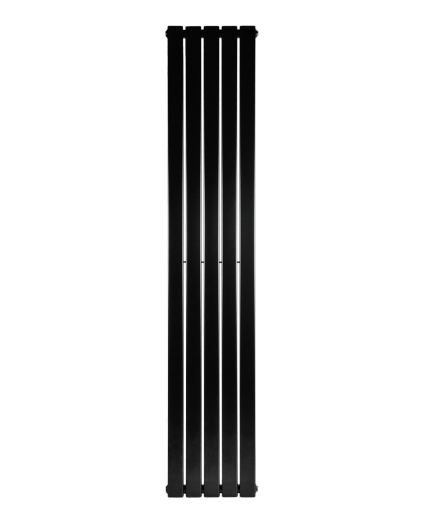 Вертикальный дизайнерский радиатор отопления ARTTIDESIGN Livorno 5/1800/340 черный матовый (LV.5.180.34.B) - 1