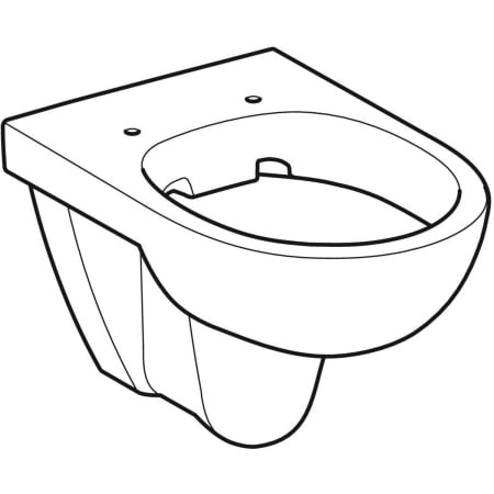 Унитаз подвесной Geberit Selnova с крышкой, белый (500.265.01.1/500.333.01.1) - 2