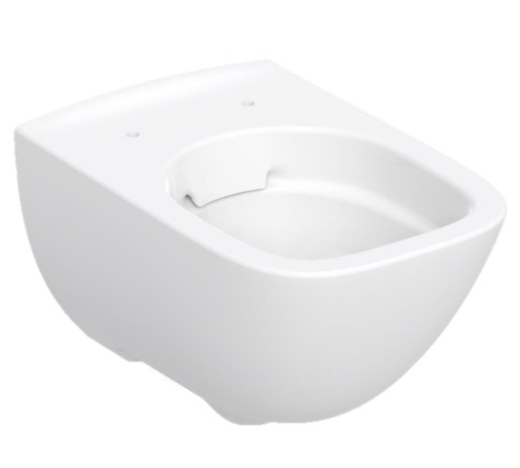 Унітаз підвісний Geberit Modo Rimfree з кришкою, лійкоподібний, закрита форма, білий (502.827.00.1) - 2