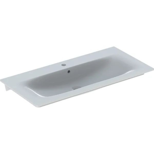 Умивальник накладний Geberit Selnova Square 100х48, білий (500.997.00.1) - 1