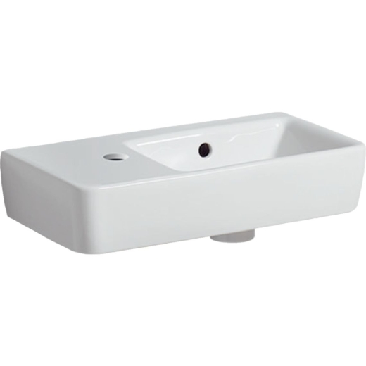 Умивальник Geberit Selnova Compact із скороченим вильотом: B=50см, H=15см (501.506.00.7) - 1