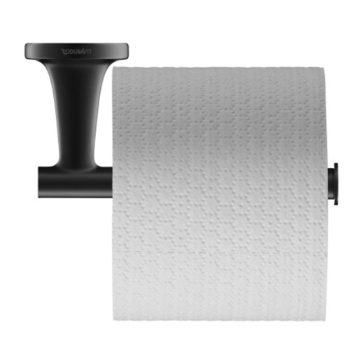 Держатель туалетной бумаги Duravit Starck T, черный матовый (0099374600) - 1