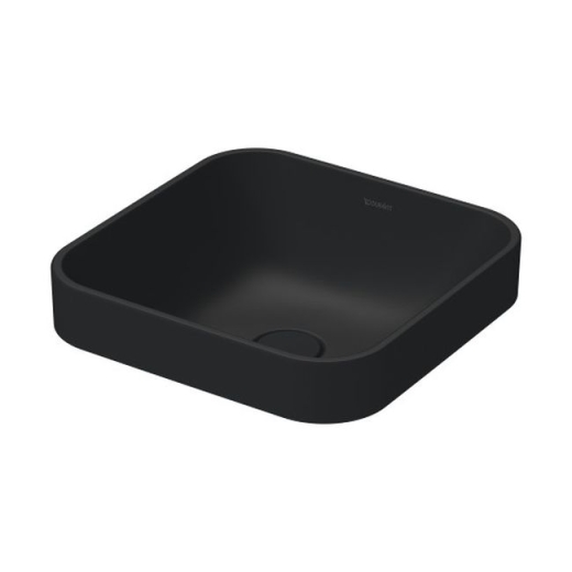 Умивальник накладний Duravit Happy D.2 Plus 40х40, антрацит матовий (2359401300) - 1