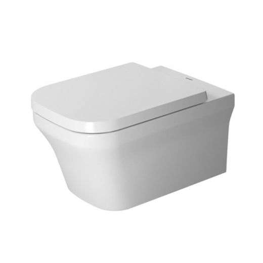 Унітаз підвісний Duravit P3 Comforts Rimless з кришкою, білий (2561090000/0020390000) - 1