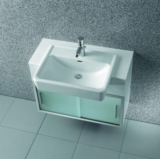 Умивальник накладний Laufen Pro 56x44 см напіввбудований, білий (H8129610001041) - 2