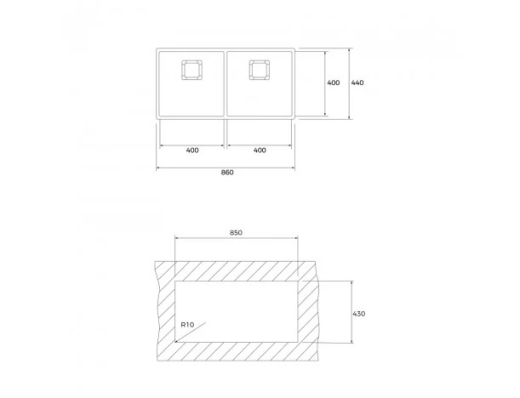Кухонна мийка Teka FlexLinea RS15 2B 860 PureClean (115030026) - 6