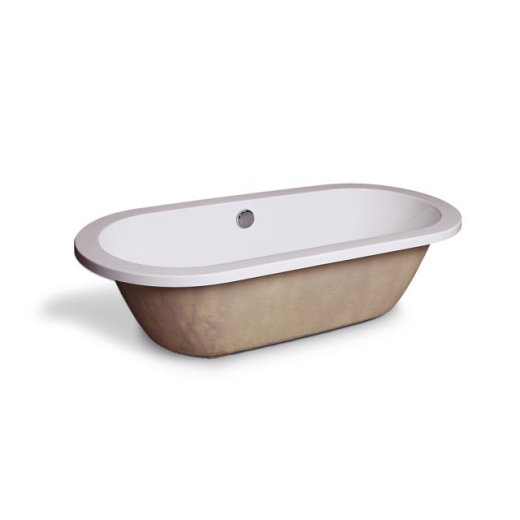 Ванна акрилова Aqua World овальна, врізна з переливом АВ805-2 - 1